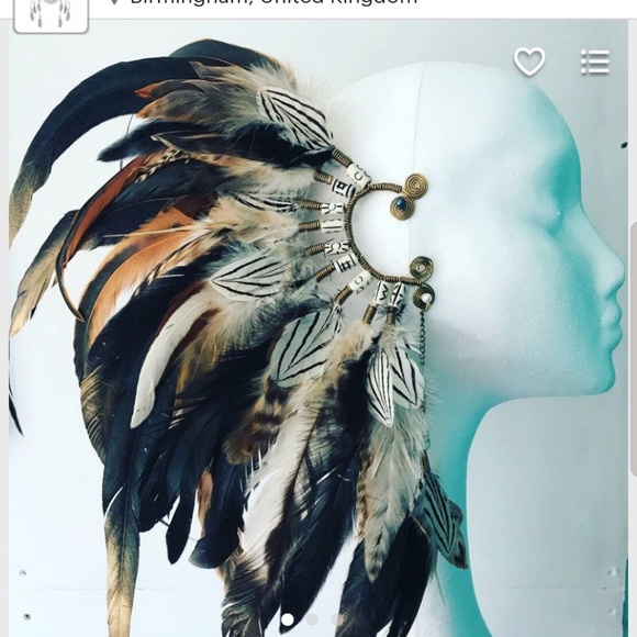 Feather Festival Ear cuff - Picture 1 of 4